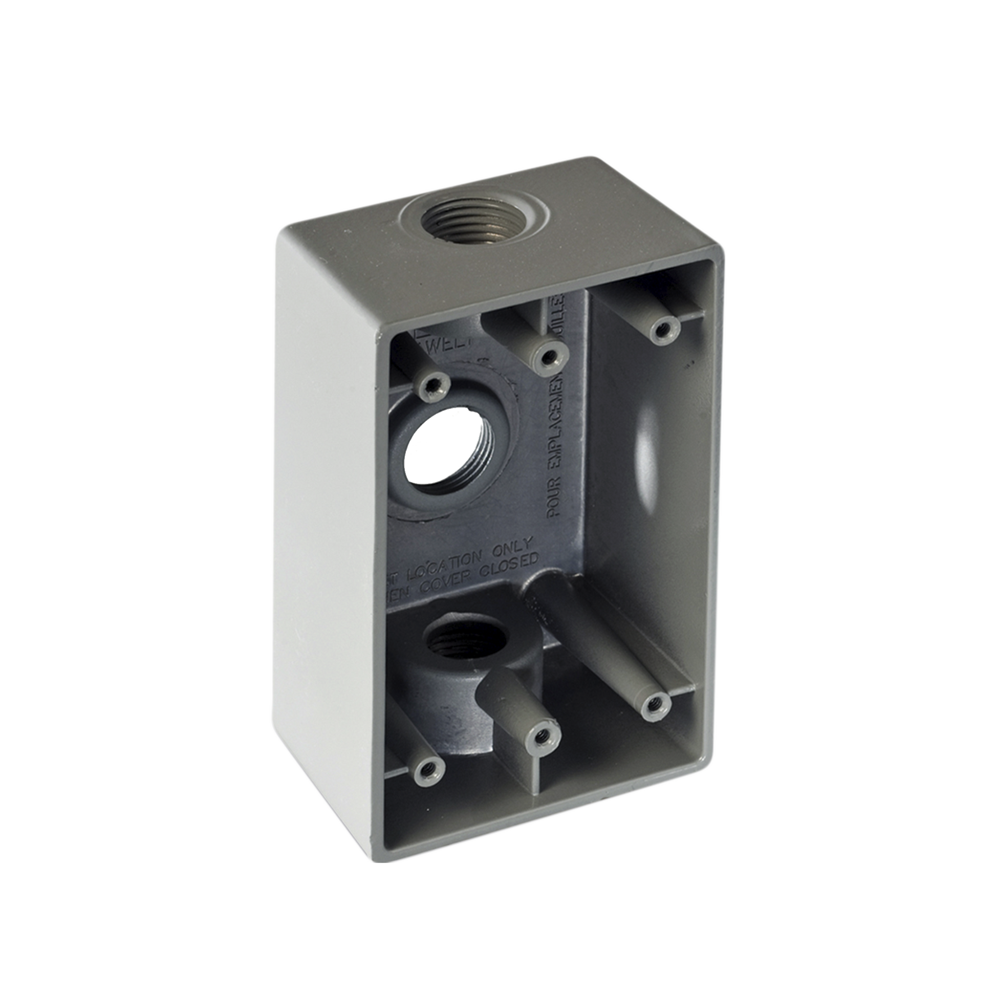 CAJA CONDULET FS DE 1" (25.4 MM ) CON TRES BOCAS UNA ARRIBA Y UNA ATRÁS A PRUEBA DE INTEMPERIE.-Gabinetes y Cajas-RAWELT-Bsai Seguridad & Controles