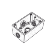 CAJA CONDULET FS DE 1" (25.4 MM) CON CUATRO BOCAS A PRUEBA DE INTEMPERIE.-Gabinetes y Cajas-RAWELT-Bsai Seguridad & Controles