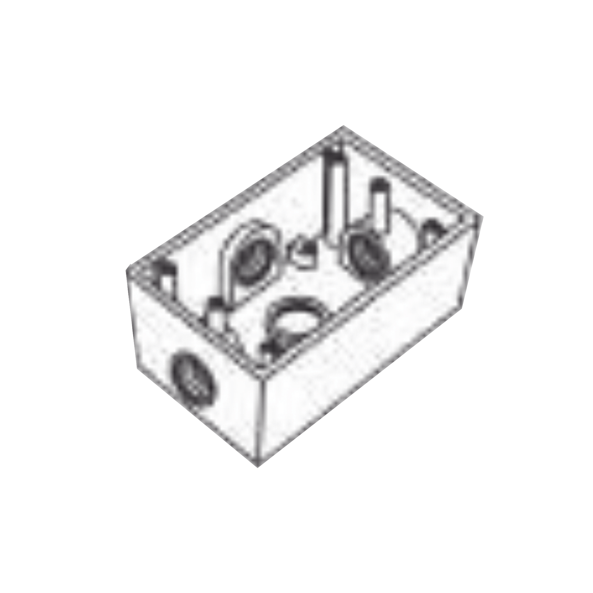 CAJA CONDULET FS DE 1" (25.4 MM) CON CUATRO BOCAS A PRUEBA DE INTEMPERIE.-Gabinetes y Cajas-RAWELT-Bsai Seguridad & Controles