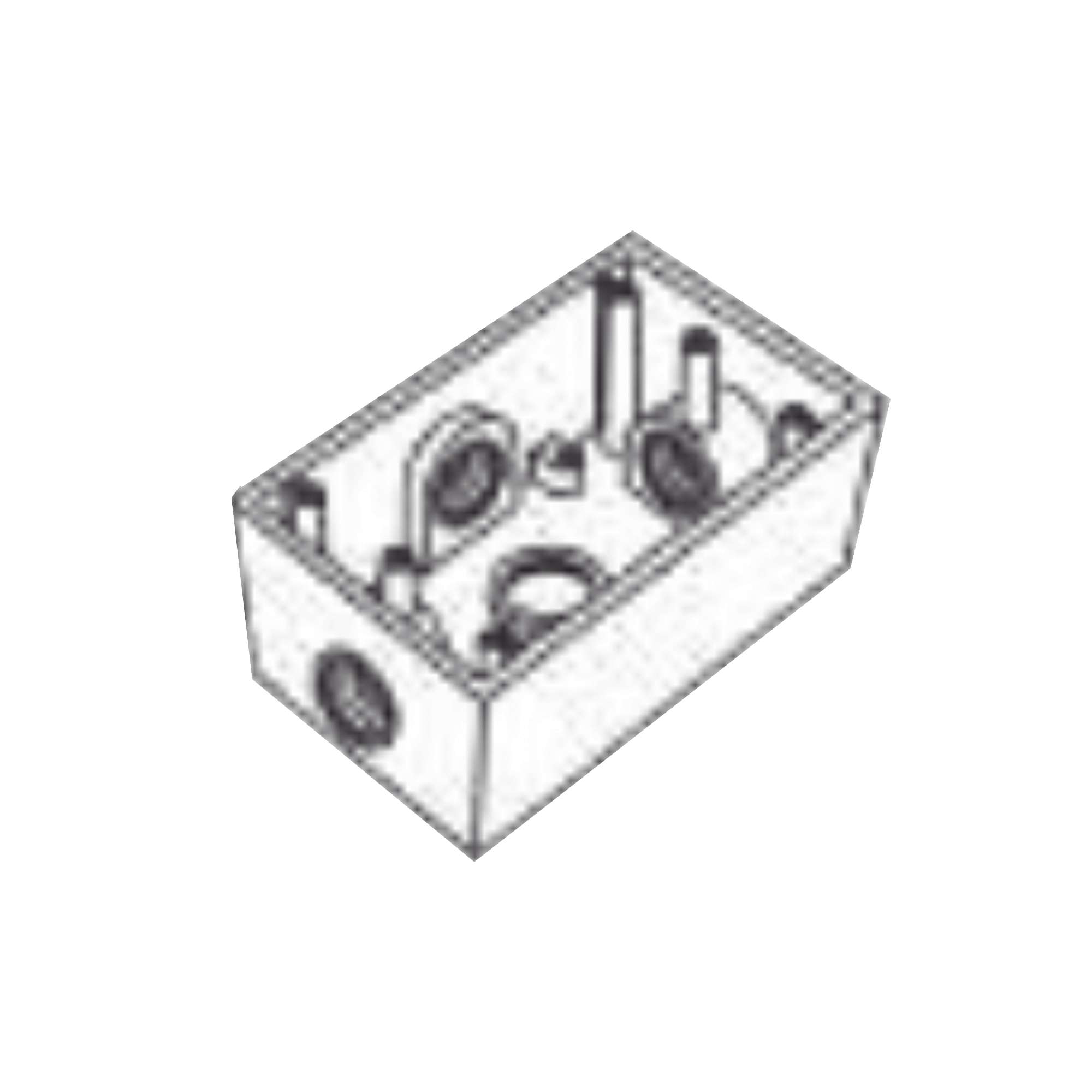 CAJA CONDULET FS DE 1" (25.4 MM) CON CUATRO BOCAS A PRUEBA DE INTEMPERIE.-Gabinetes y Cajas-RAWELT-Bsai Seguridad & Controles