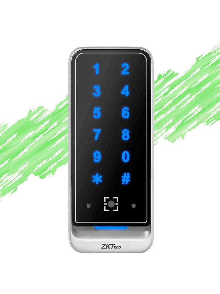 ZKTECO QR600VKE - LECTOR ESCLAVO DE TARJETAS DE PROXIMIDAD ID 125 KHZ / CONTRASEÑAS / QR / IP65 / WIEGAND / RS485-Proximidad-ZKTECO-Bsai Seguridad & Controles
