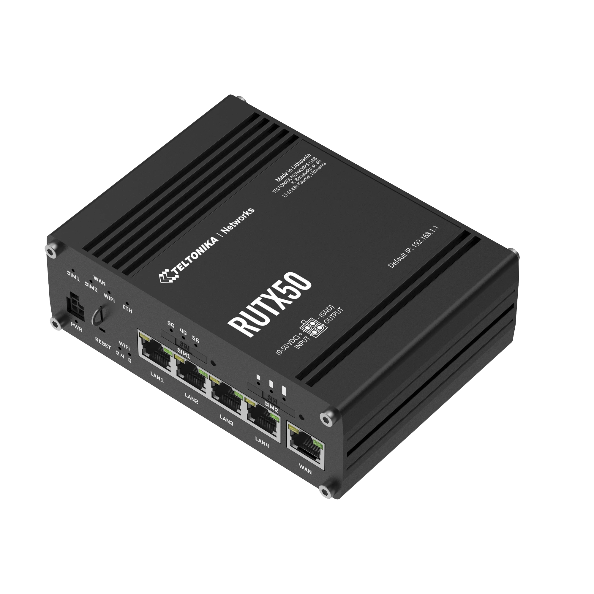 ROUTER INDUSTRIAL 5G 3.3GBPS, DOBLE SIM , DOBLE BANDA 802.3AC WAVE2