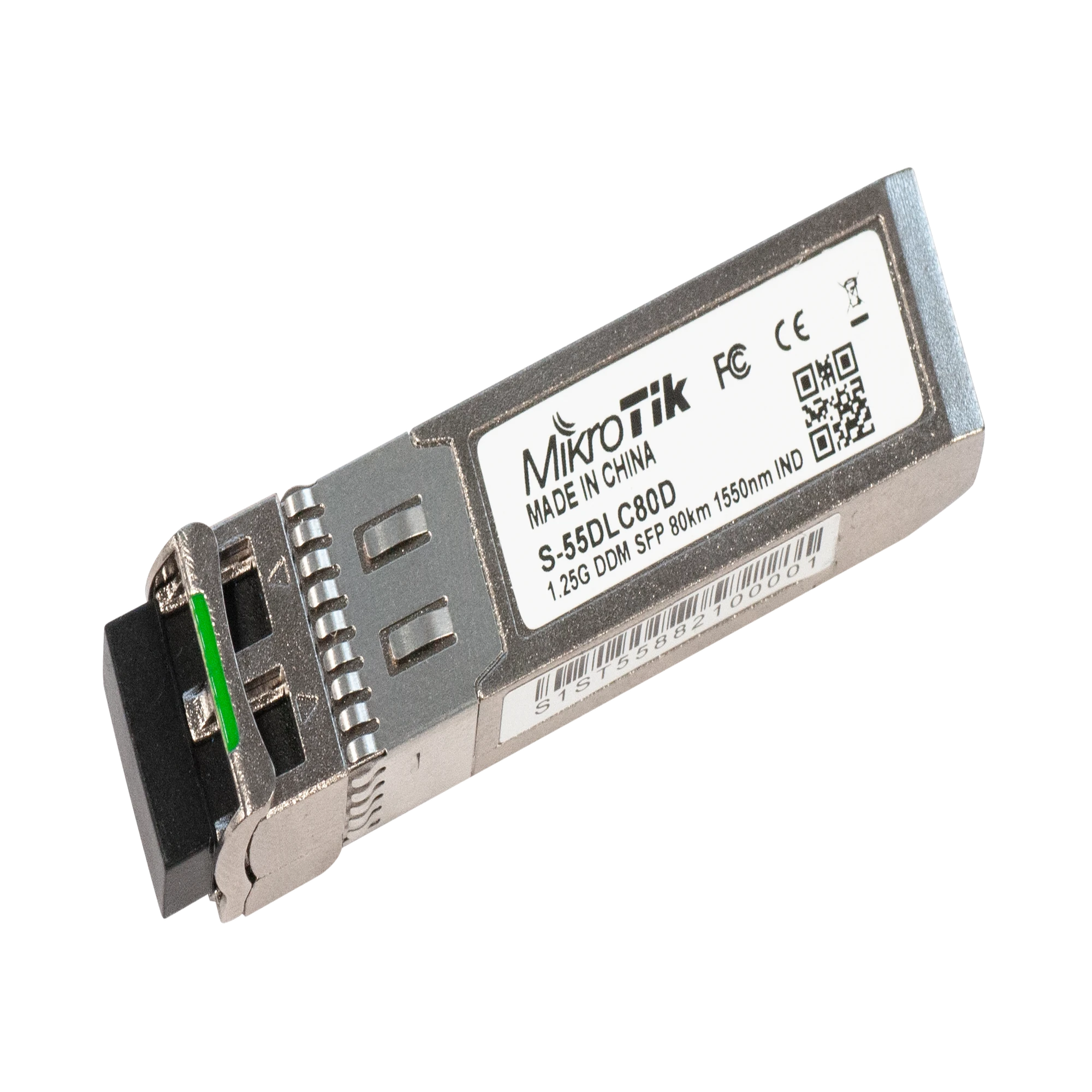 (S-55DLC80D) SFP MODULE 1.25G SM 80KM 1550NM-Networking-MIKROTIK-Bsai Seguridad & Controles