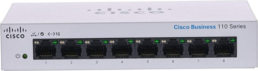 SWITCH CISCO BUSINESS CBS 8 PUERTOS 10/100/1000 GIGABIT, NO ADMINISTRABLE 16 GBIT/S-Switches PoE-CISCO-Bsai Seguridad & Controles