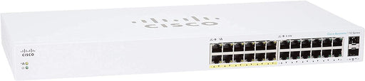 SWITCH CISCO BUSINESS CBS 24 PUERTOS 10/100/1000 GIGABIT, NO ADMINISTRABLE, POE, 32 GBIT/S-Switches PoE-CISCO-Bsai Seguridad & Controles