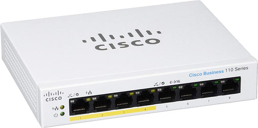 SWITCH CISCO SMB 8 PUERTOS 10/100/1000 GIGABIT MBPS (4 PUERTOS POE) NO ADMINISTRABLE ESCRITORIO 16 GBIT/S-Switches PoE-CISCO-Bsai Seguridad & Controles