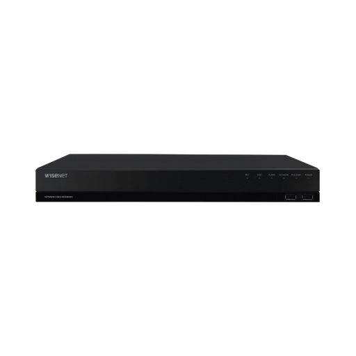 NVR DE 12 MEGAPÍXEL CON WISENET WAVE EMBEBIDO / INCLUYE 4 LICENCIAS / 1TB INCLUIDO / 8 CANALES / 8 PUERTOS POE+ / H.265 & WISESTREAM / E/S DE ALARMA-Nvrs-Hanwha Techwin Wisenet-WRN-810S-1TB-Bsai Seguridad & Controles