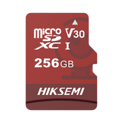 MEMORIA MICROSD / CLASE 10 DE 256 GB / ESPECIALIZADA PARA VIDEOVIGILANCIA (USO 24/7) / COMPATIBLES CON CÁMARAS HIKVISION Y OTRAS MARCAS / 95 MB/S LECTURA / 55 MB/S ESCRITURA-Servidores / Almacenamiento / Cómputo-HIKSEMI BY HIKVISION-Bsai Seguridad & Controles