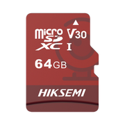 MEMORIA MICROSD / CLASE 10 DE 64GB / ESPECIALIZADA PARA VIDEOVIGILANCIA (USO 24/7) / COMPATIBLES CON CÁMARAS HIKVISION Y OTRAS MARCAS / 95 MB/S LECTURA / 40 MB/S ESCRITURA-Servidores / Almacenamiento / Cómputo-HIKSEMI BY HIKVISION-Bsai Seguridad & Controles