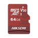 MEMORIA MICROSD / CLASE 10 DE 64GB / ESPECIALIZADA PARA VIDEOVIGILANCIA (USO 24/7) / COMPATIBLES CON CÁMARAS HIKVISION Y OTRAS MARCAS / 95 MB/S LECTURA / 40 MB/S ESCRITURA-Servidores / Almacenamiento / Cómputo-HIKSEMI by HIKVISION-HS-TF-E1/64G-Bsai Seguridad & Controles