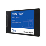 SSD WD SERIE BLUE WDS200T2B0A 2 TB SATA III DE 6 GB/S FF 2.5" RESISTENCIA TBW 500-Memorias SD y MicroSD-WESTERN DIGITAL-Bsai Seguridad & Controles