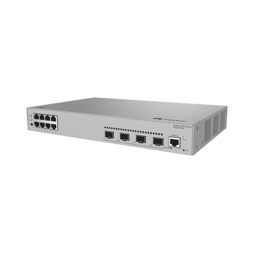 SWITCH GIGABIT ADMINISTRABLE POE CAPA 2 / 8 PUERTOS 10/100/1000 MBPS (POE) / 4 PUERTOS SFP UPLINK / 125W / POE PERPETUO / ADMINISTRACIÓN NUBE GRATIS-Networking-HUAWEI-S220-8P4S-Bsai Seguridad & Controles