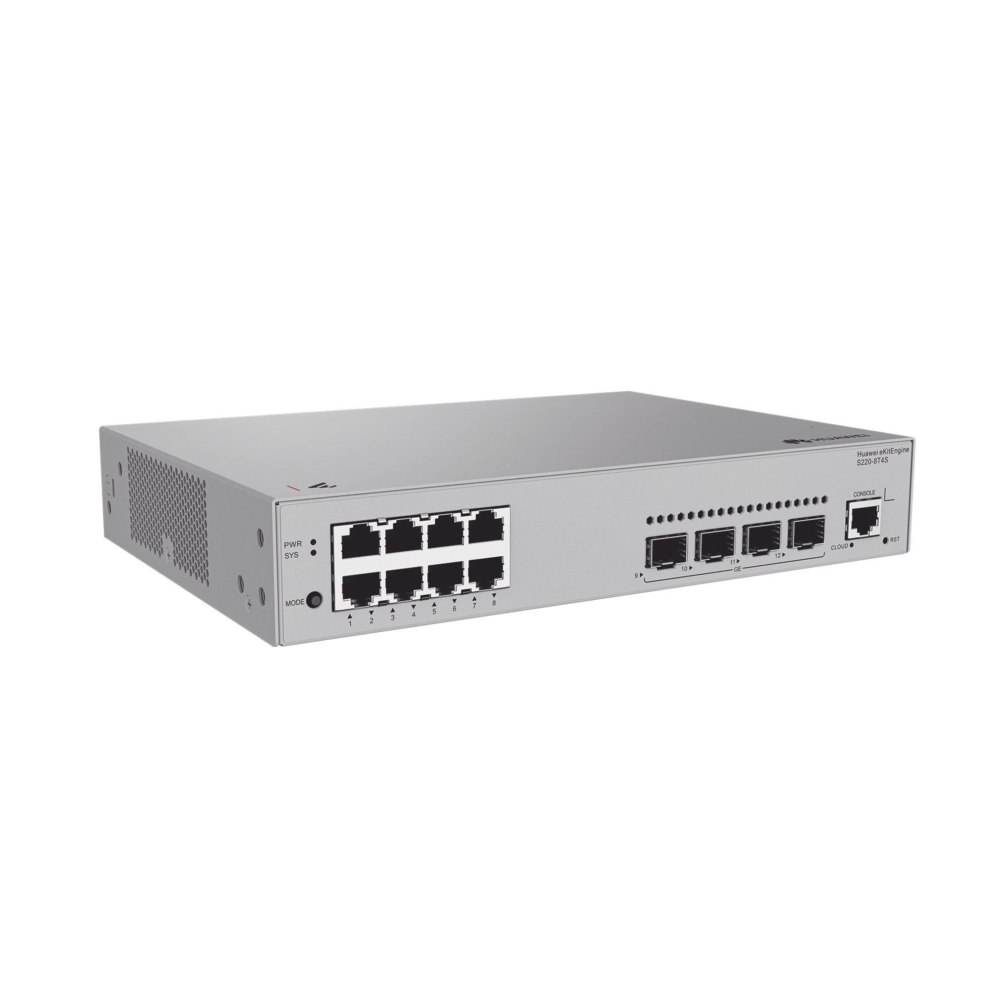 SWITCH DE ACCESO EKIT ADMINISTRABLE CAPA 2 / 8 PUERTOS GIGABIT / 4 PUERTOS SFP / 1 PUERTO DE CONSOLA / GESTIÓN GRATUITA DESDE LA NUBE / LIBRE DE LICENCIAMIENTO