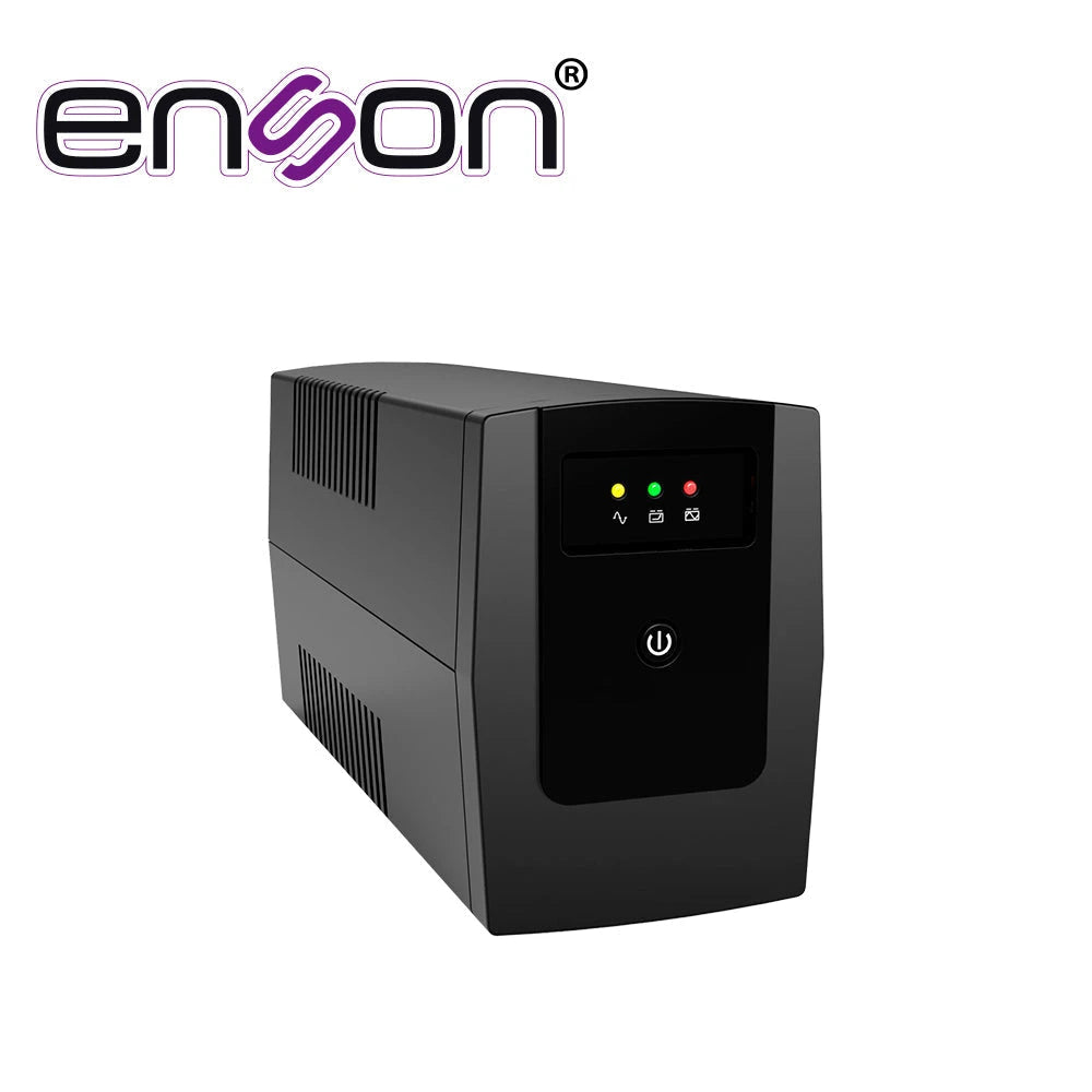 NO BREAK UPS TIPO TORRE ENSON ENS-EA260 600VA/360W 4 CONTACTOS CON BATERIA DE RESPALDO LINEA INTERACTIVA LED INDICADOR DE ENCENDIDO VOLTAJE DE ENTRADA/SALIDA 120VAC-Ups/No Break-ENSON-Bsai Seguridad & Controles
