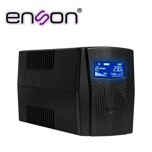 NO BREAK UPS TIPO TORRE ENSON ENS-EA280 800VA/480W 4 CONTACTOS CON BATERIA DE RESPALDO LINEA INTERACTIVA PANTALLA LCD VOLTAJE DE ENTRADA/SALIDA 120VAC-Ups/No Break-ENSON-ENS-EA280-Bsai Seguridad & Controles