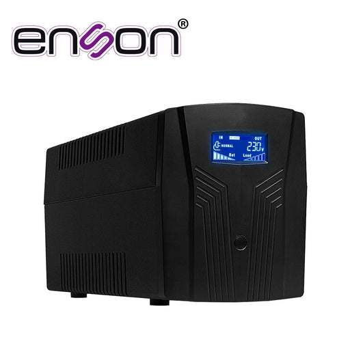 NO BREAK UPS ENSON ENS-EA2150 1500VA/900W 6 CONTACTOS CON BATERIA DE RESPALDO LINEA INTERACTIVA PANTALLA LCD VOLTAJE DE ENTRADA/SALIDA 120VAC-Ups/No Break-ENSON-ENS-EA2150-Bsai Seguridad & Controles