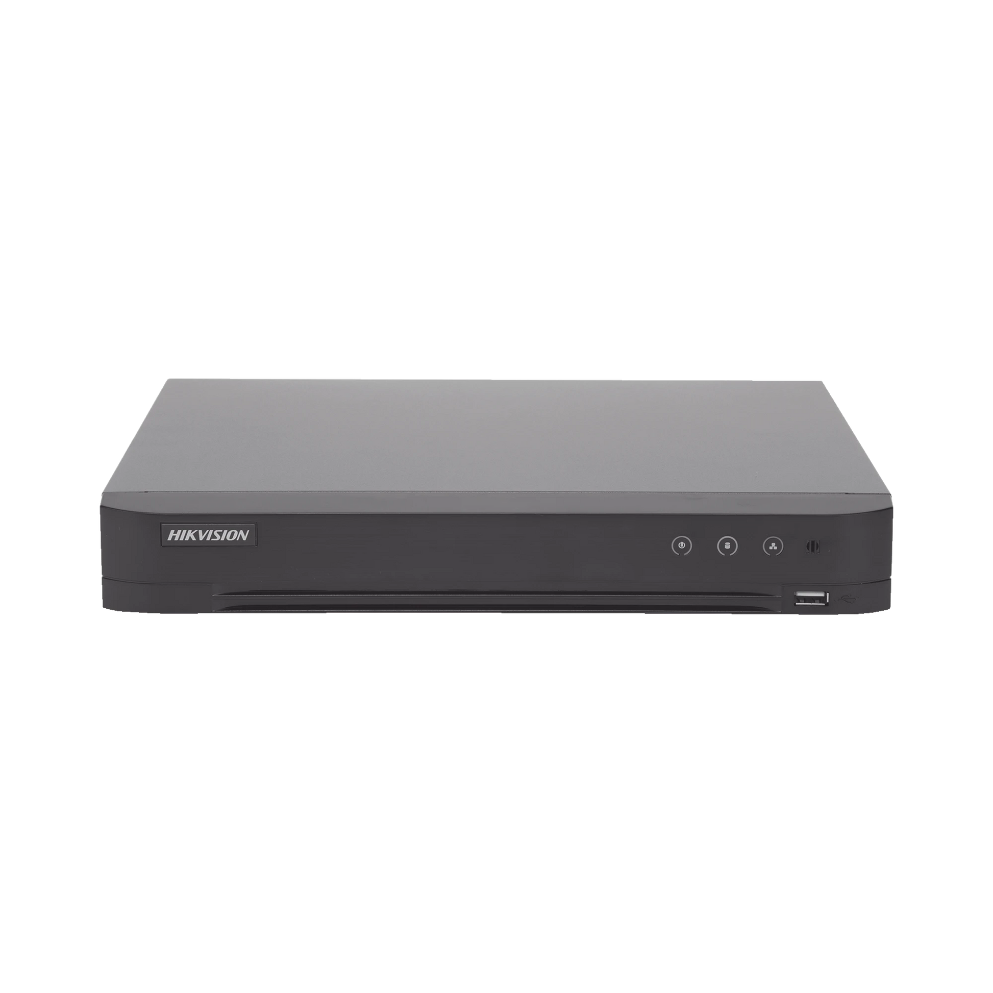 (ACUSENSE / EVITA FALSAS ALARMAS) DVR 4 MEGAPIXEL / 8 CANALES TURBOHD + 4 CANALES IP / 1 BAHÍA DE DISCO DURO / AUDIO POR COAXITRON / SALIDA DE VÍDEO EN FULL HD-Dvrs-HIKVISION-Bsai Seguridad & Controles