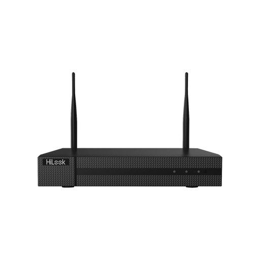 NVR 4 MEGAPIXEL / 4 CANALES IP / 1 BAHÍA DE DISCO DURO / 2 ANTENAS WIFI / SALIDA DE VÍDEO FULL HD-Nvrs-HiLook by HIKVISION-NVR-104MH-D/W(C)-Bsai Seguridad & Controles