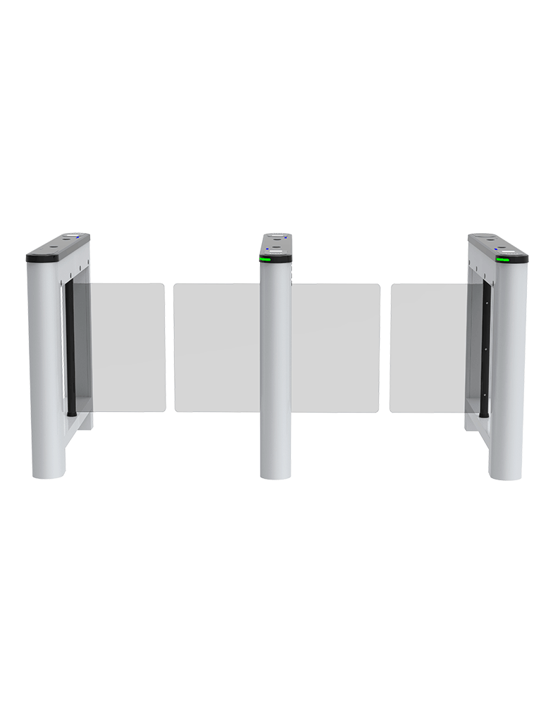 ZKTECO SATURNS1000 - BARRERA PEATONAL TIPO SWING BIDIRECCIONAL / EQUIPADA CON UN MOTOR DC BRUSHLESS / HASTA 3 MILLONES DE CICLOS / ACERO SPCC LAMINADO EN FRÍO / VIDRIO TEMPLADO 2.5D #NEWZK-Swing Barriers-ZKTECO-Bsai Seguridad & Controles