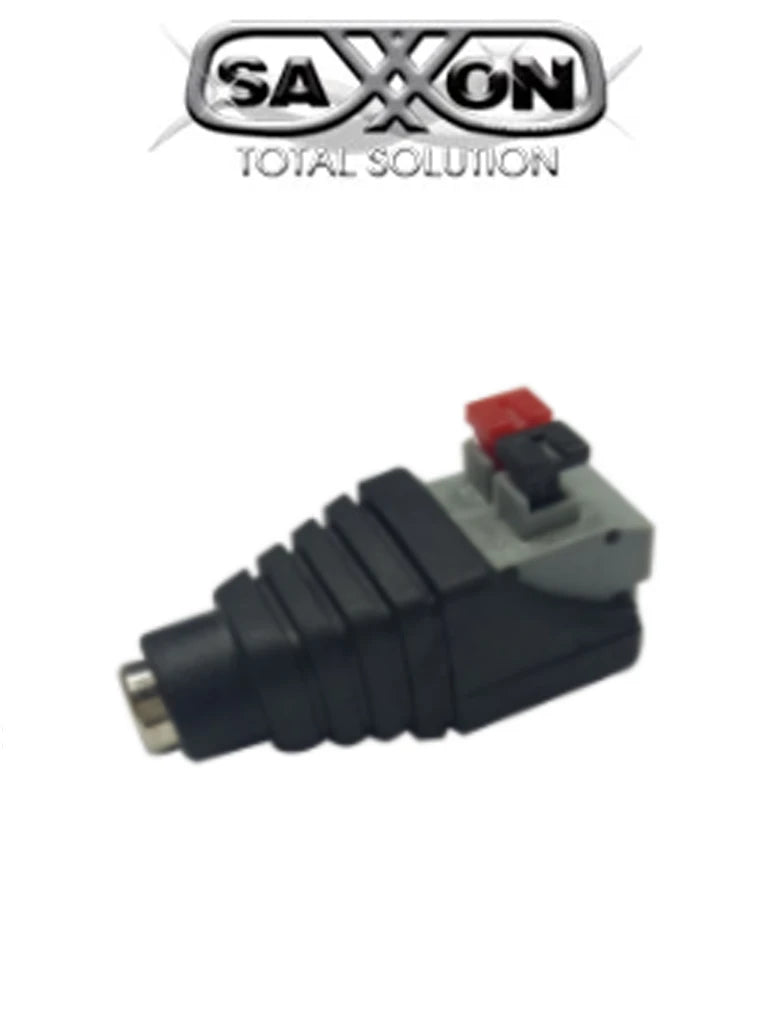 SAXXON PSUBR17H - BOLSA DE 10 ADAPTADORES TIPO JACK HEMBRA POLARIZADO DE 12 VCD/ CON TERMINALES DE PRESION/ FACIL CONEXION/-Conectores de Energía-SAXXON-Bsai Seguridad & Controles