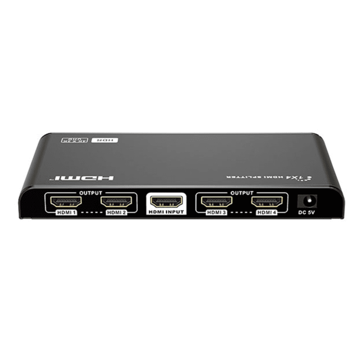 SAXXON LKV314HDR-V2.0 - DIVISOR HDMI 4K DE 1 ENTRADA Y 4 SALIDAS/ RESOLUCIÓN 4K X 2K ULTRA HD/ 1080P FULL HD/ SOPORTA HDR Y AJUSTE DE RESOLUCIÓN EDID/ SALIDAS DE VIDEO COMBINADAS EN 4K Y 1080P/ DISTANCIA DE HASTA 10 METROS EN ENTRADA Y SALIDAS/-Divisores / Splitters-SAXXON-SXN0560004-Bsai Seguridad & Controles