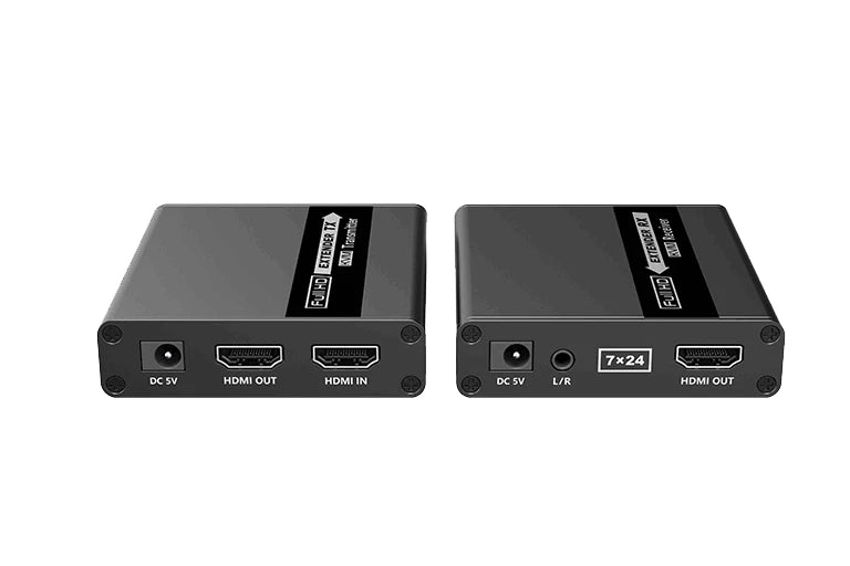 SAXXON LKV223 - KIT EXTENSOR DE VIDEO HDMI/ RESOLUCION 1080P/ 60 HZ/ HASTA 70 METROS CON CAT6/ 6A/ 7 CERO LATENCIA/ LOOP HDMI/ SOPORTA HDR/ INFRA ROJO DE 2 VÍAS/ SALIDA DE AUDIO/-Extensores 4k / HD-SAXXON-Bsai Seguridad & Controles