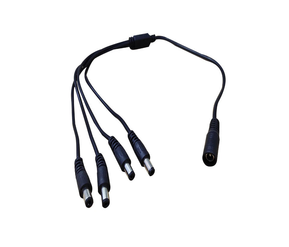 SAXXON PSU1205DPAQD - PAQUETE DE FUENTE DE PODER DE 12 VCC 5 AMPERES + DIVISOR PARA 4 CAMARAS/ IDEAL PARA EQUIPOS DE ALTO CONSUMO/ PARA USOS MULTIPLES: SISTEMAS DE CCTV, ACCESO, ASISTENCIA, ETC/ CERTIFICACIÓN UL/-Fuentes de Poder y Adaptadores-SAXXON-Bsai Seguridad & Controles