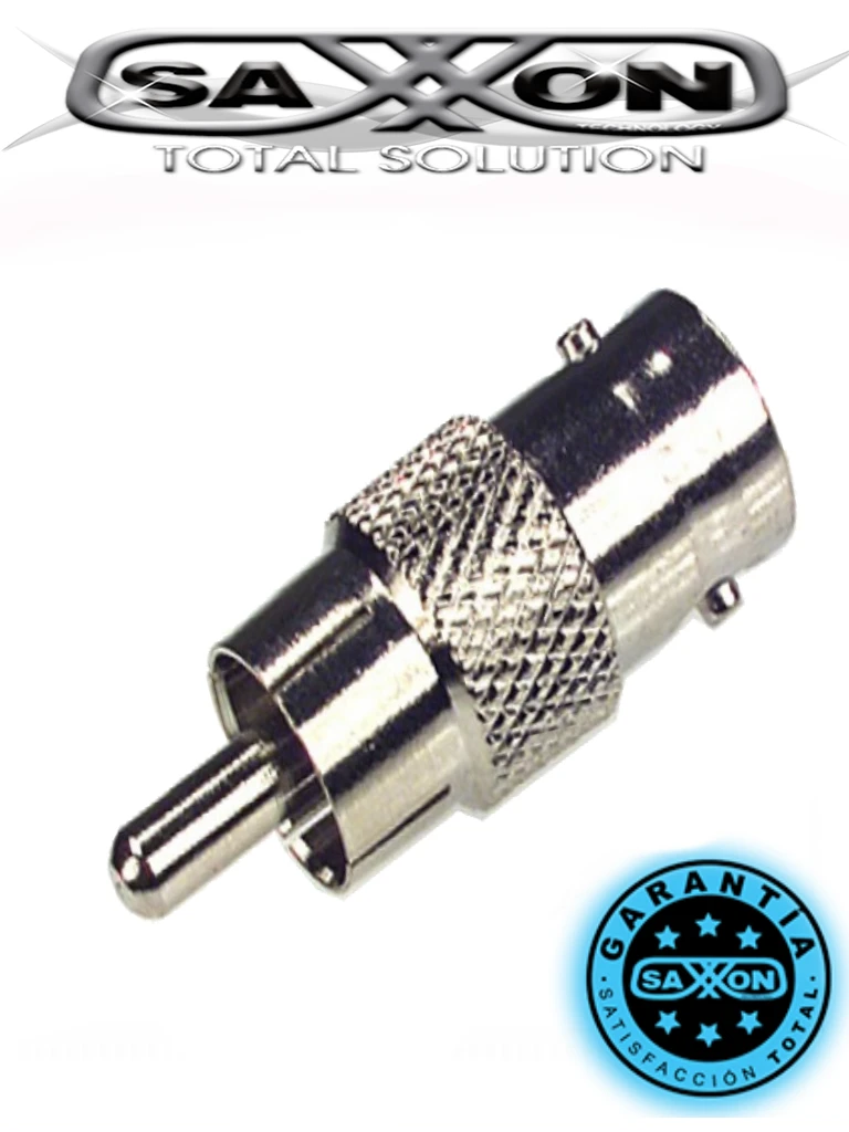 SAXXON PSUBR02 - BOLSA DE 10 CONECTORES DE B NC HEMBRA A RCA MACHO-Conectores de Video-SAXXON-Bsai Seguridad & Controles