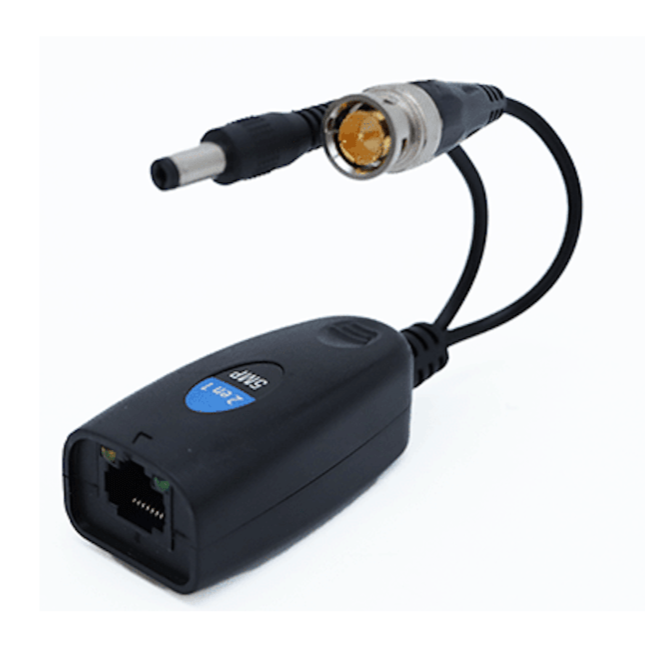 SAXXON SXDE502 - PAR DE TRANSCEPTORES PASIVOS DE 5MP / CONECTOR PARA VIDEO Y ENERGÍA / 5MP HASTA 150 METROS / 1080P HASTA 200 METROS / SOPORTA HDCVI / AHD / TVI / CBVS / FÁCIL CONEXIÓN-Transceptores-SAXXON-Bsai Seguridad & Controles