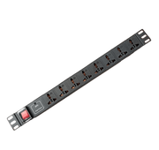 SAXXON SXPDU8P16A- BARRA PDU CON 8 CONTACTOS INDIVIDUALES , 15 AMP , 120V , 1UR , PROTECCIÓN CONTRA RAYOS , ALEACIÓN DE ALUMINIO-Barras Multiconectores-SAXXON-Bsai Seguridad & Controles