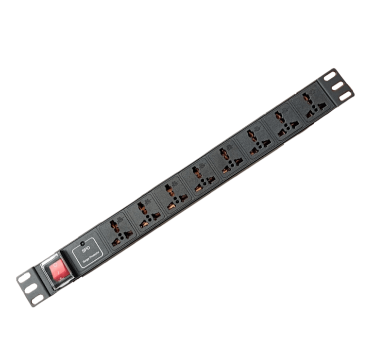 SAXXON SXPDU8P16A- BARRA PDU CON 8 CONTACTOS INDIVIDUALES , 15 AMP , 120V , 1UR , PROTECCIÓN CONTRA RAYOS , ALEACIÓN DE ALUMINIO-Barras Multiconectores-SAXXON-Bsai Seguridad & Controles