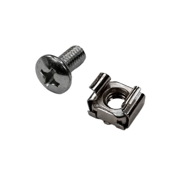 SAXXON SXSCW001- TORNILLOS DE ACERO INOXIDABLE PARA RACK / ACERO INOXIDABLE / 12-24 / BOLSA DE 50 PZ-Accesorios Racks y Gabinetes-SAXXON-Bsai Seguridad & Controles