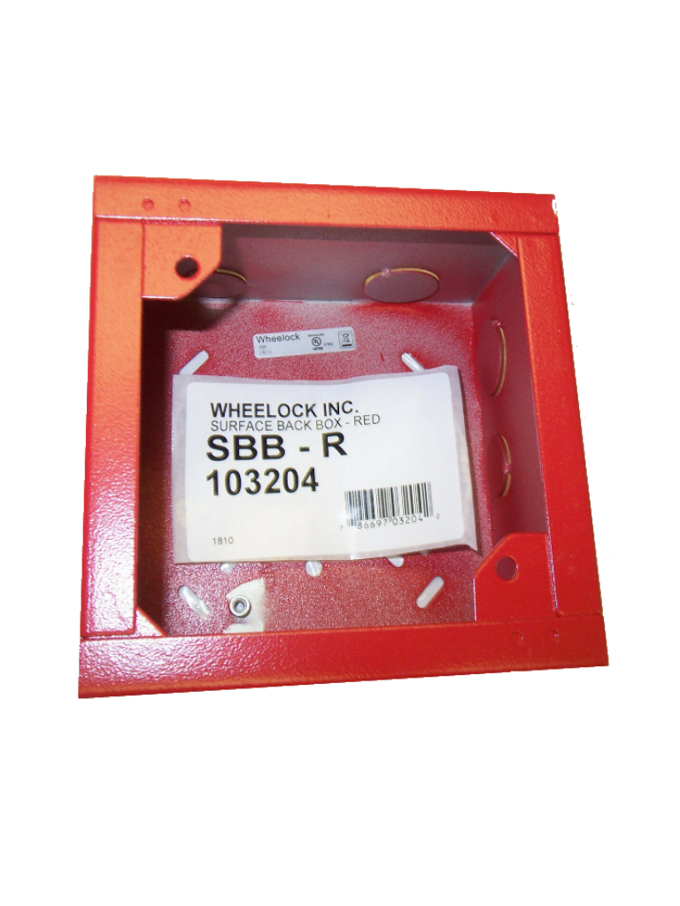 BOSCH F_SBBR - CAJA POSTERIOR PARA SIRENA COLOR ROJO-Estrobos y Sirenas-BOSCH-RBM109016-Bsai Seguridad & Controles