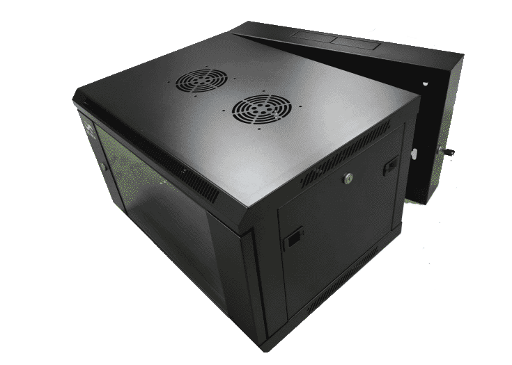 SBETECH SBE-GNLPAR22URP3C -GABINETE DE PARED DE 22UR / ANCHO 60MM/ PROFUNDO 55MM / ALTO 1080MM / CAPACIDAD DE CARGA: 30KG / PUERTA DELANTERA DE CRISTAL TEMPLADO / PUERTA TRASERA SÓLIDA-Gabinetes-SBE TECH-Bsai Seguridad & Controles