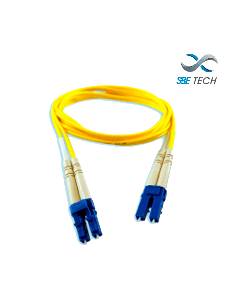 SBE TECH SBE-JUMLC-LC-1M-SMD - JUMPER LC-LC MONOMODO DUPLEX 2 MM, 1 METRO, UPC