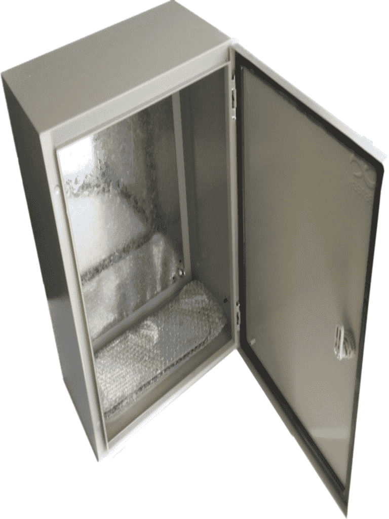 SBETECH SBE-504025 GABINETE METALICO / ALTO 500 MM / ANCHO 400 MM / PROFUNDIDAD 250 MM GRADO IP 65 NEMA 4-Gabinetes-SBE TECH-Bsai Seguridad & Controles