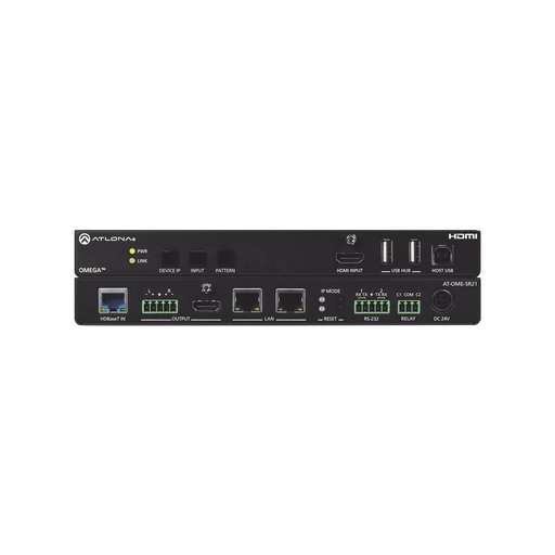 OMEGA 4K/UHD HDMI OVER HDBASET RECEIVER W/SCALER ; ETHERNET ; RS232 ; AUDIO OUTPUT ;-VoIP - Telefonía IP - Videoconferencia-ATLONA-AT-OME-RX21-Bsai Seguridad & Controles