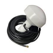 ANTENA MARINA DE GPS CON CONECTOR SMA- MACHO EN FRECUENCIA 1575.42 MHZ DE 28 DBI. INCLUYE SOPORTE ROTATIVO