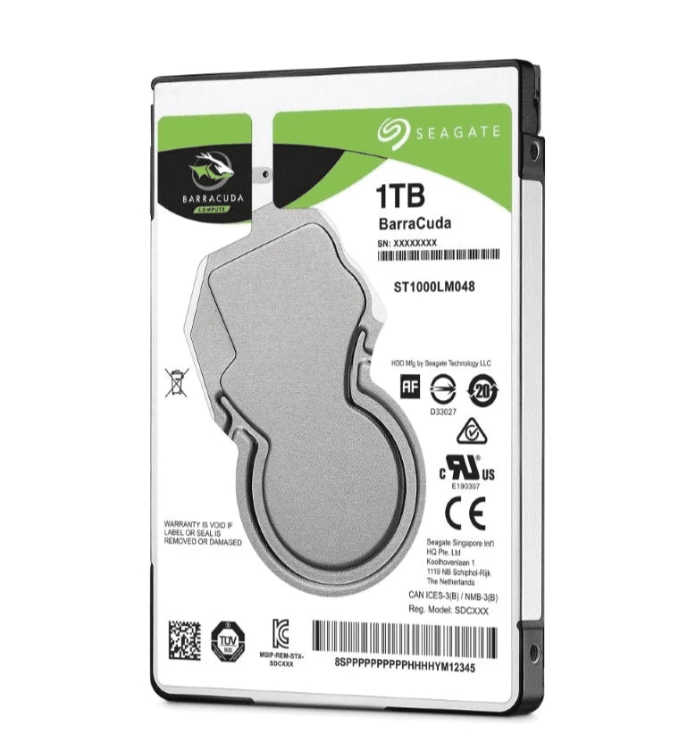 SEAGATE ST1000LM048 - DISCO DURO DE 1TB / 2.5 PULGADAS / PARA USOS MULTIPLES / SATA 6GB/S / 128MB / 5400 RPM / 600000 CICLOS/ BARRACUDA / COMPATIBLE CON DVRS MÓVILES-Discos Duros-SEAGATE-Bsai Seguridad & Controles