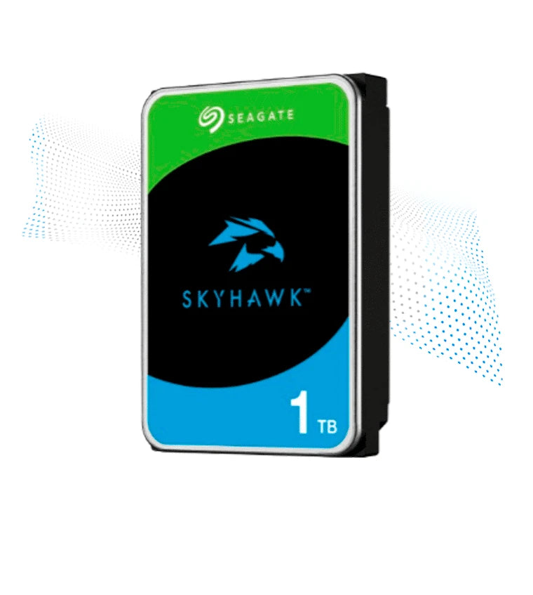 SEAGATE ST1000VX013 - DISCO DURO DE 1TB SERIE SKYHAWK 3.5" / SATA III / 6GBIT/S / 6400 RPM / 256 MB CACHÉ-Discos Duros-SEAGATE-SEA1490025-Bsai Seguridad & Controles