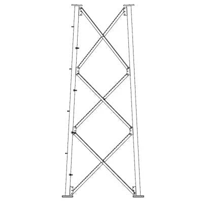 SECCIÓN 11 BASE PARA TORRE AUTOSOPORTADA LÍNEA SSV (CÓDIGO DE FÁBRICA: 11N332)-Torres y Mástiles-ROHN-Bsai Seguridad & Controles