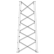 SECCIÓN 6 BASE PARA TORRE AUTOSOPORTADA LÍNEA SSV (CÓDIGO DE FÁBRICA: 6N62)-Torres y Mástiles-ROHN-Bsai Seguridad & Controles