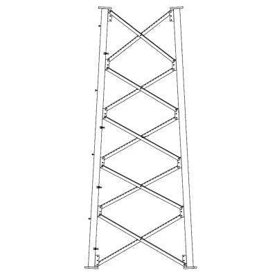 SECCIÓN 7 BASE PARA TORRE AUTOSOPORTADA LÍNEA SSV (CÓDIGO DE FÁBRICA: 7N165)-Torres y Mástiles-ROHN-Bsai Seguridad & Controles
