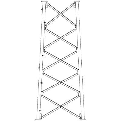 SECCIÓN 7 INTERMEDIA PARA TORRE AUTOSOPORTADA LÍNEA SSV (CÓDIGO DE FÁBRICA: 7N)-Torres y Mástiles-ROHN-Bsai Seguridad & Controles
