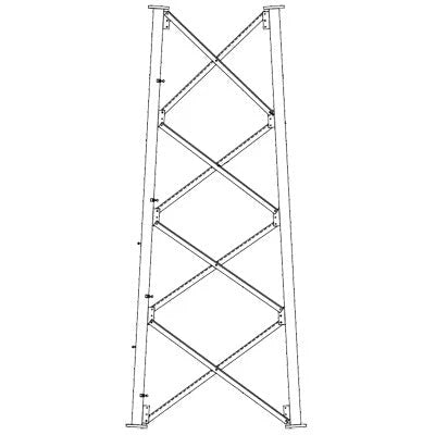 SECCIÓN 8 BASE PARA TORRE AUTOSOPORTADA LÍNEA SSV (CÓDIGO DE FÁBRICA: 8N106)-Torres y Mástiles-ROHN-Bsai Seguridad & Controles