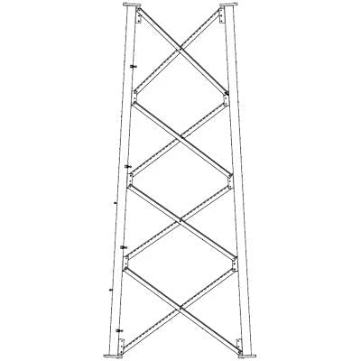 SECCIÓN 8 INTERMEDIA PARA TORRE AUTOSOPORTADA LÍNEA SSV (CÓDIGO DE FÁBRICA: 8N)-Torres y Mástiles-ROHN-Bsai Seguridad & Controles