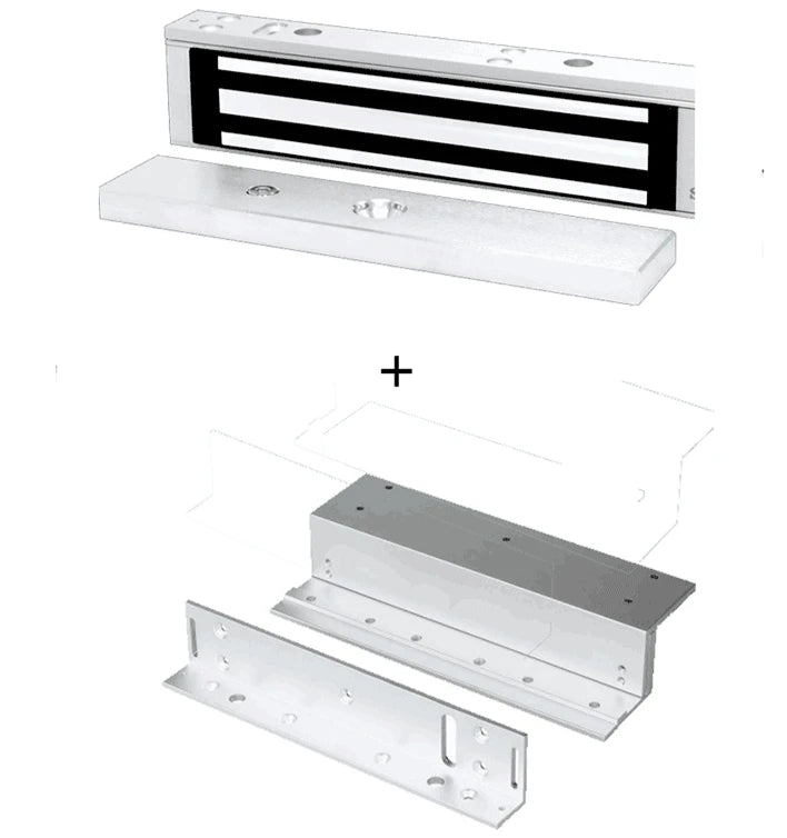 SECO-LARM E941SA600 - ELECTROIMAN DE 600LB + SOPORTE EN "Z" Y EN "L"-Magnética-SECO-LARM-Bsai Seguridad & Controles