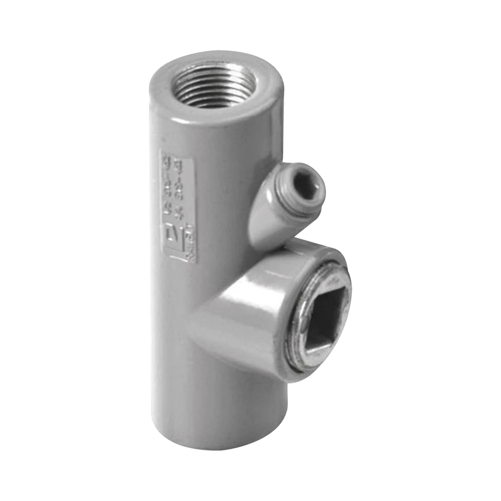 SELLO HEMBRA DE 1 (25.4 MM) DE ALUMINIO PARA AREAS PELIGROSAS TIPO EYS LIBRE DE COBRE.-Tuberia Metalica-RAWELT-Bsai Seguridad & Controles