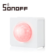 SENSOR DE MOVIMIENTO SONOFF PIR3 RF 433 PARA USO CON DISPOSITIVO SONOFF RF BRIDGE433 PARA PROGRAMAR ESCENAS EN LA APP EWELINK-Automatizacion - Casa Inteligente-SONOFF-Bsai Seguridad & Controles