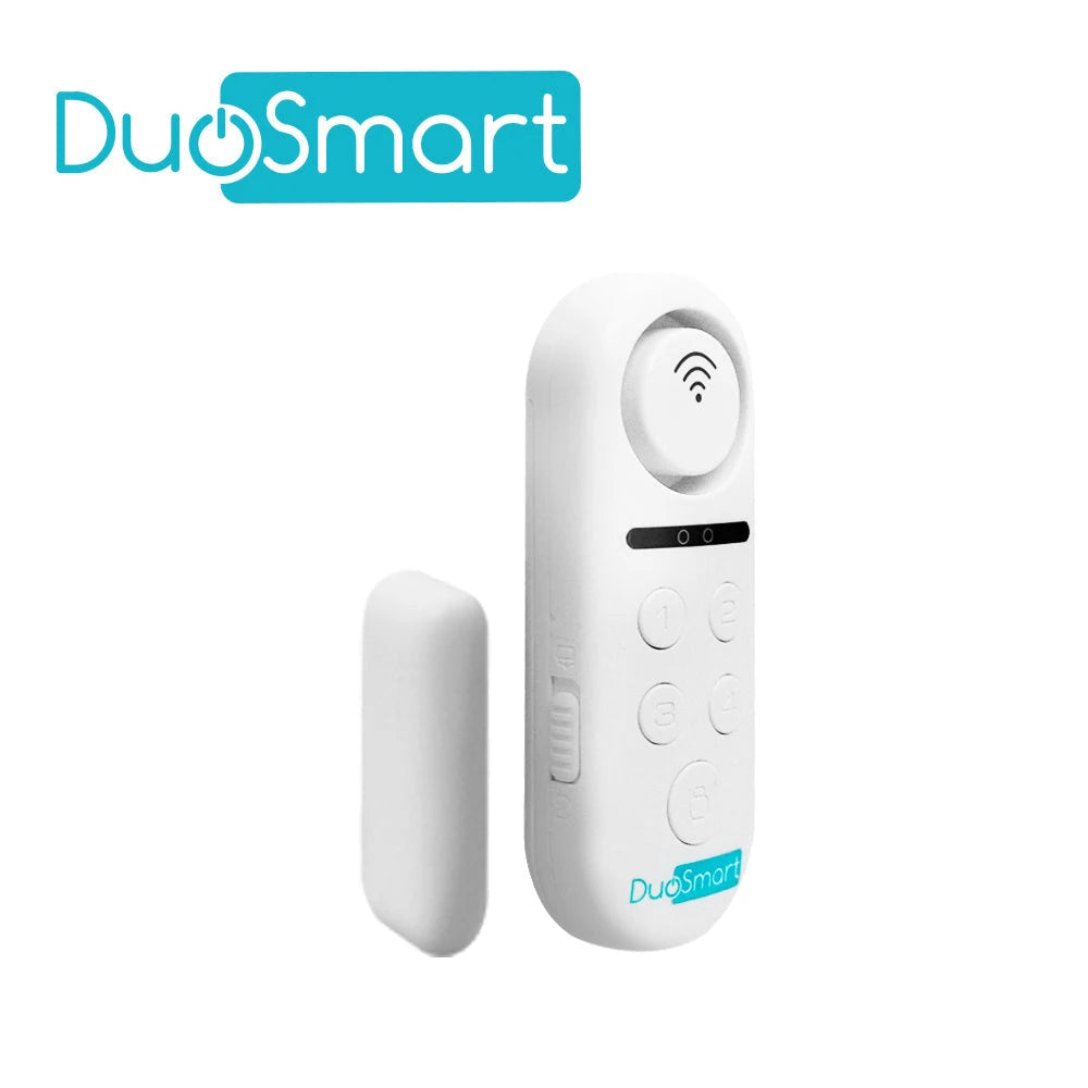 SENSOR MAGNETICO WIFI 2.4 GHZ DUOSMART C60 CON SIRENA INCLUIDA 2 MODOS DE OPERACION 2 SONIDOS DE NOTIFICACION COMPATIBLE CON ESCENAS EN APP Y EN ASISTENTES VIRTUALES ALEXA Y GOOGLE HOME **NO ACEPTA DISPOSITIVOS ADICIONALES**-Automatizacion - Casa Inteligente-DUOSMART-Bsai Seguridad & Controles